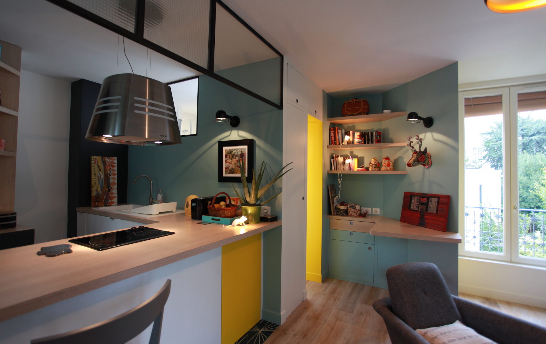 34 m2 I un appartement convivial et haut en couleur