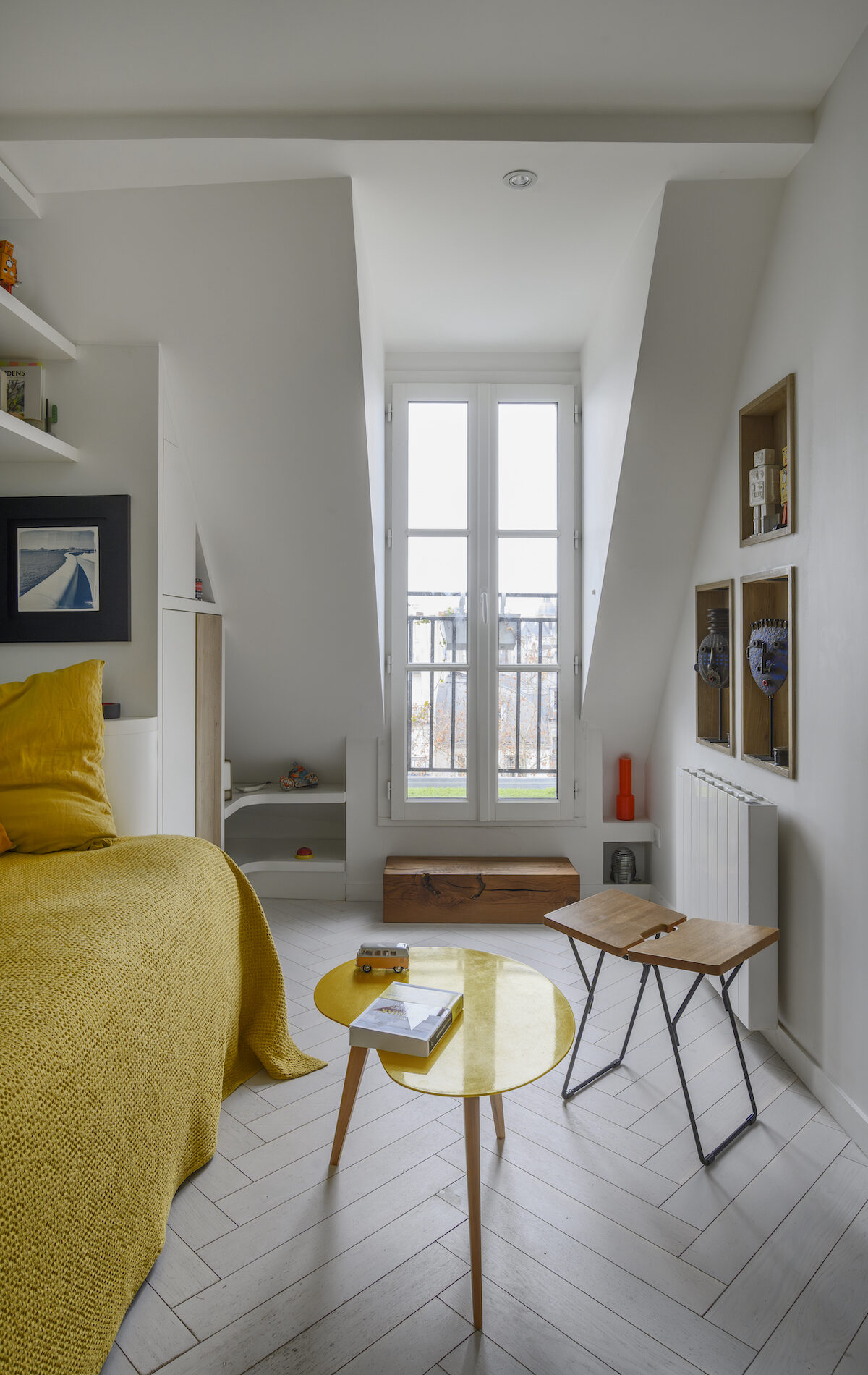Aménagement d’une chambre de bonne parisienne optimisée