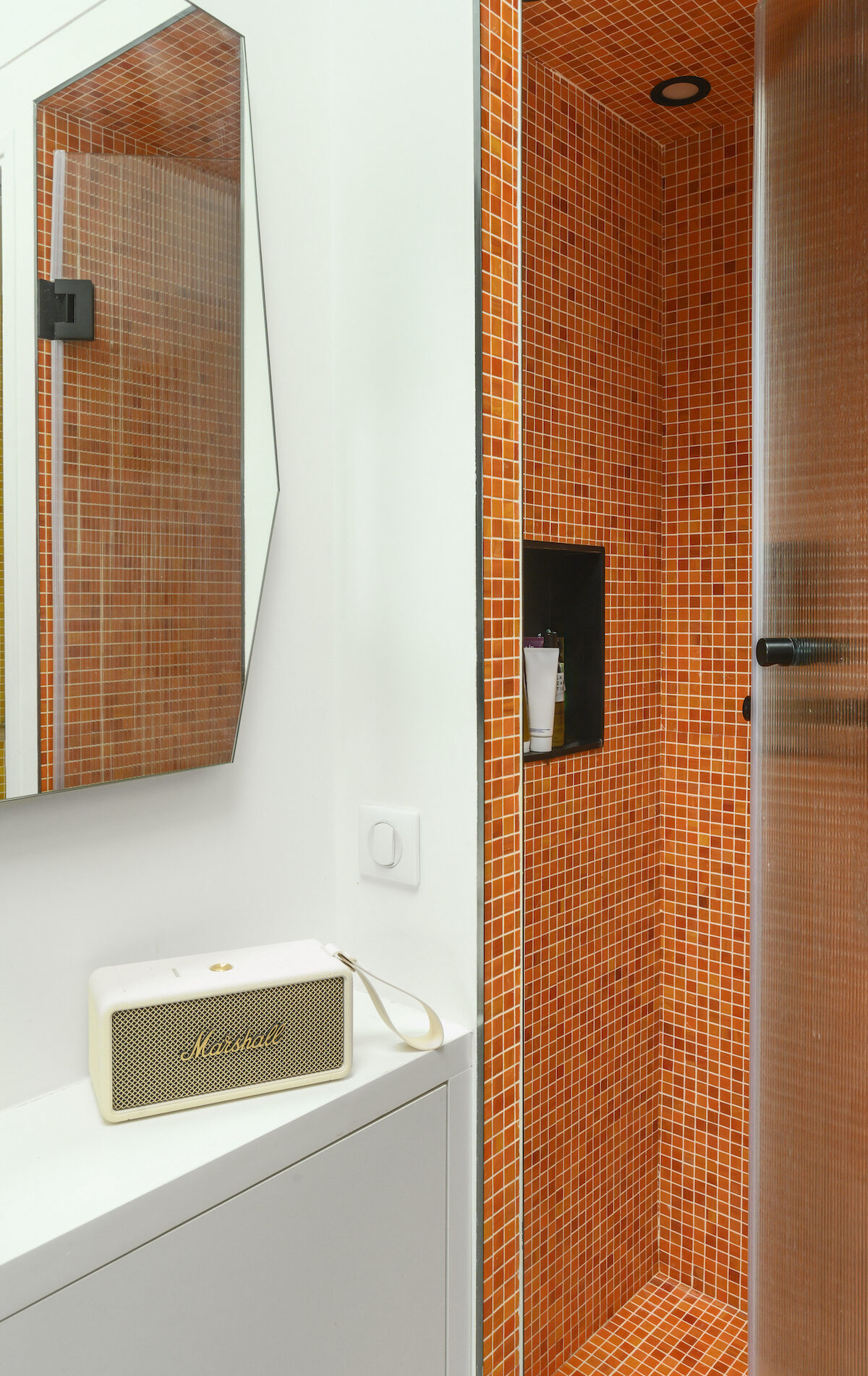 douche dans chambre de bonne