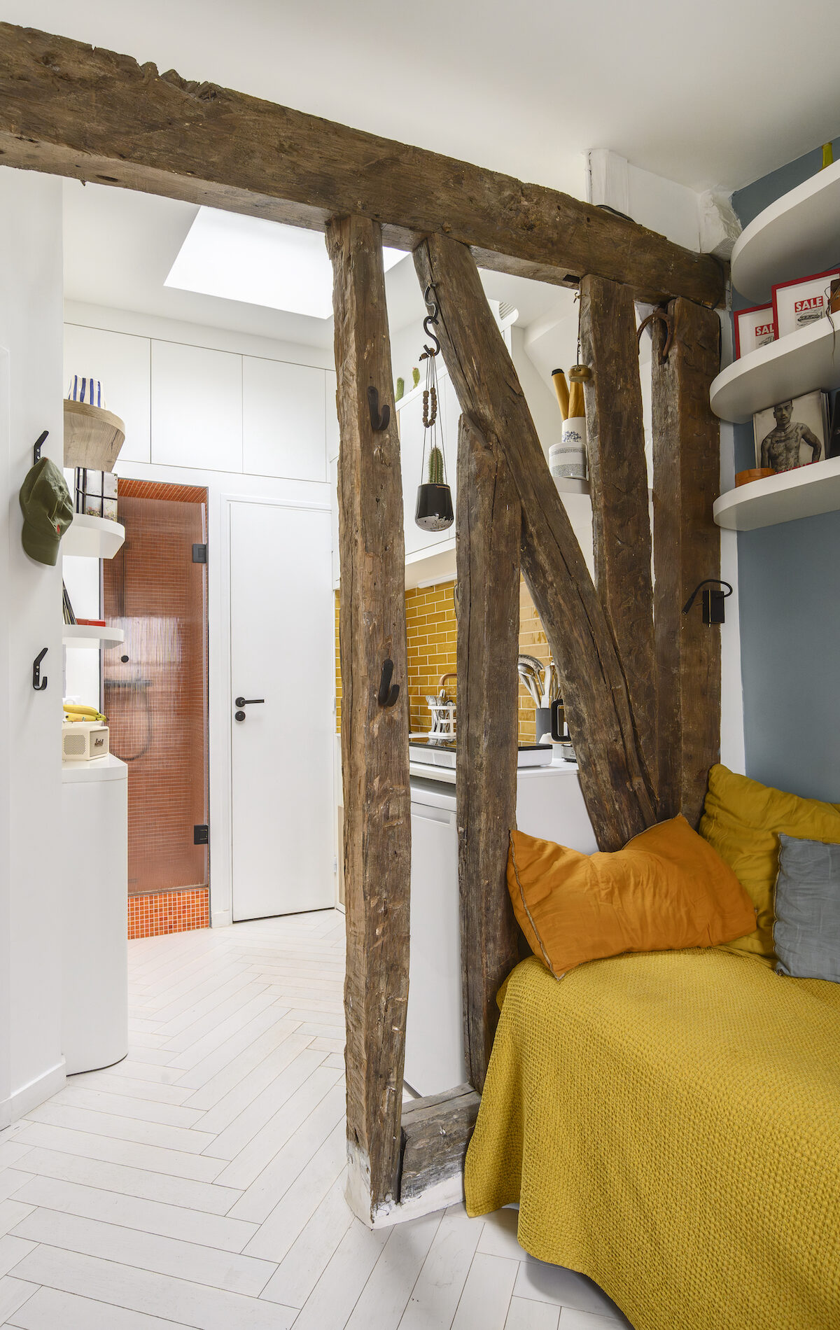 structure mur appartement parisien