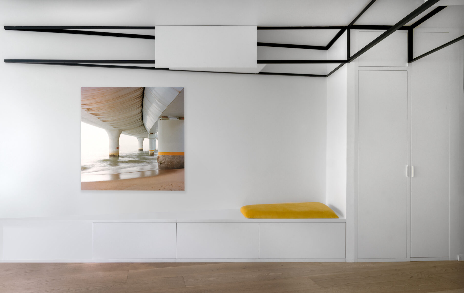 Rangements sur mesure avec banc intégré